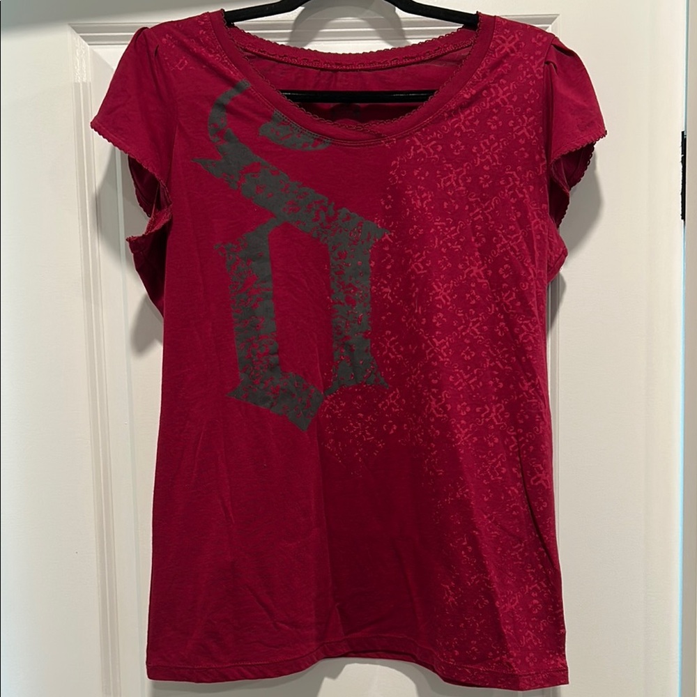 Decree Red Graphic Short Sleeve Tee